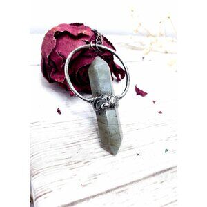 Labradorite crystal necklace